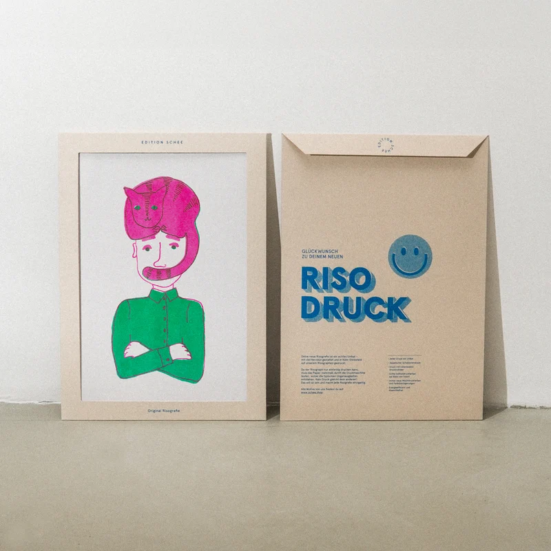 Catman (Din A3) | Edition SCHEE | Risographie