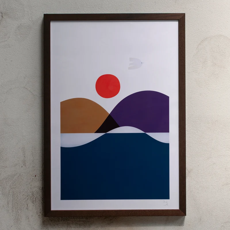 Summer Bird Print (13 x 19 Inch)
