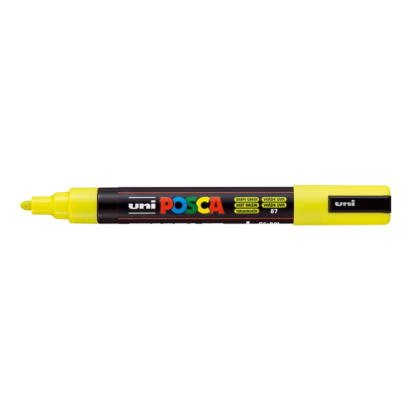 Akrilni flomaster Posca 5M, 1,8 – 2,5 mm, grozdno zelena