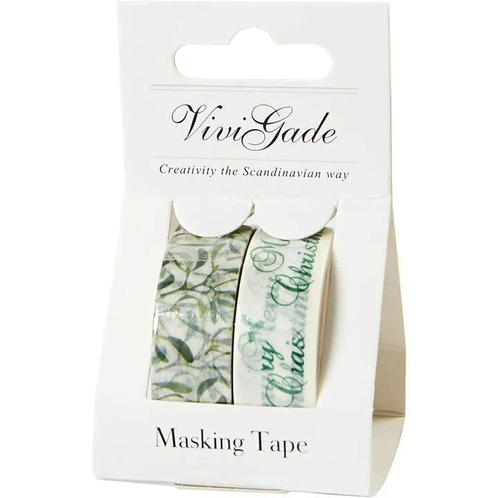Komplet washi trakov mistletoe and Merry Christmas