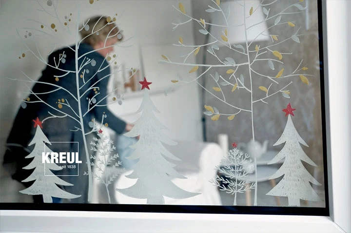 Komplet KREUL krednih flomastrov frost - 4 kosi