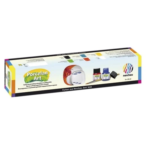 Farby na porcelán Porcelan Art 6 x 20 ml