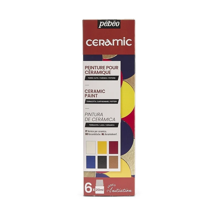 Farby na keramiku Pebeo Ceramic 6 x 20 ml
