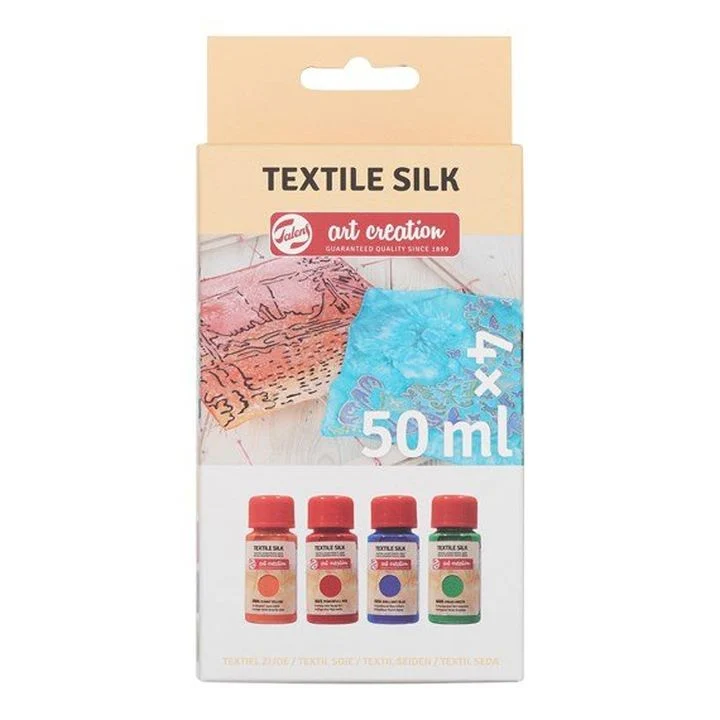 Farby na hodváb Talens Art Creation Basic / sada 4 x 50 ml