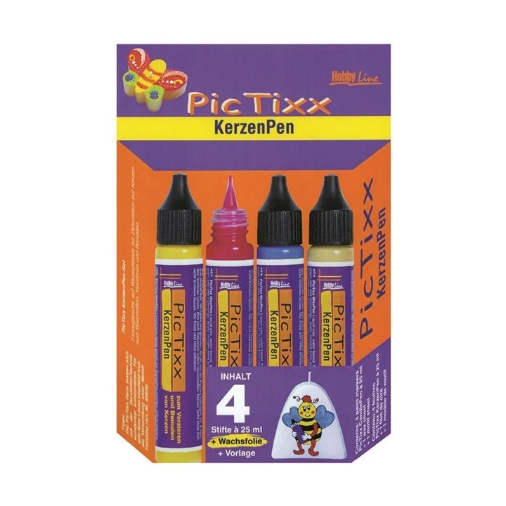 Farba na sviečky KREUL PicTixx 4 x 25 ml