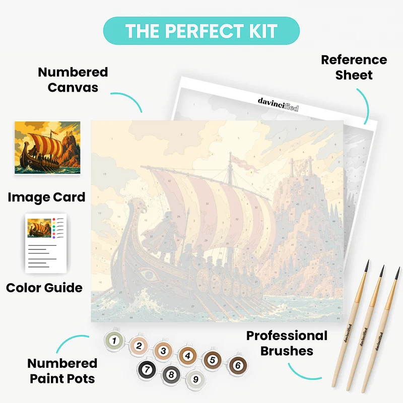 Argo's Golden Voyage - Paint by Numbers Kit
