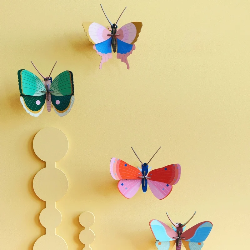 Wanddeko- Speckled Copper Butterfly