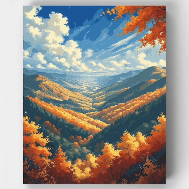 Great Smoky Mountains National Park - Paint by Numbers Kit