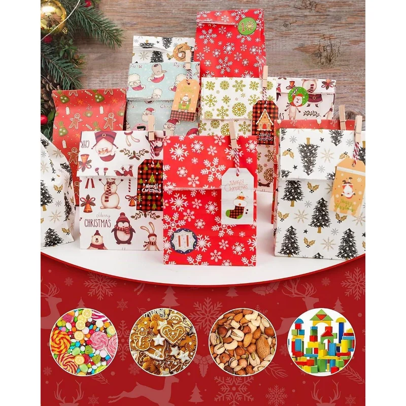 DIY Adventskalender zum Befüllen – Weihnachtskalender Set