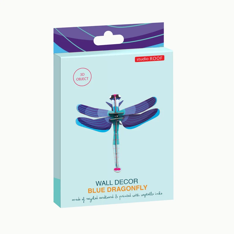 Wanddeko- Sapphire Dragonfly