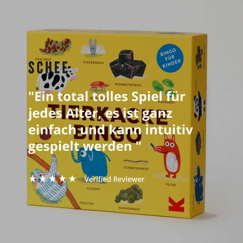 Tierkacke Bingo