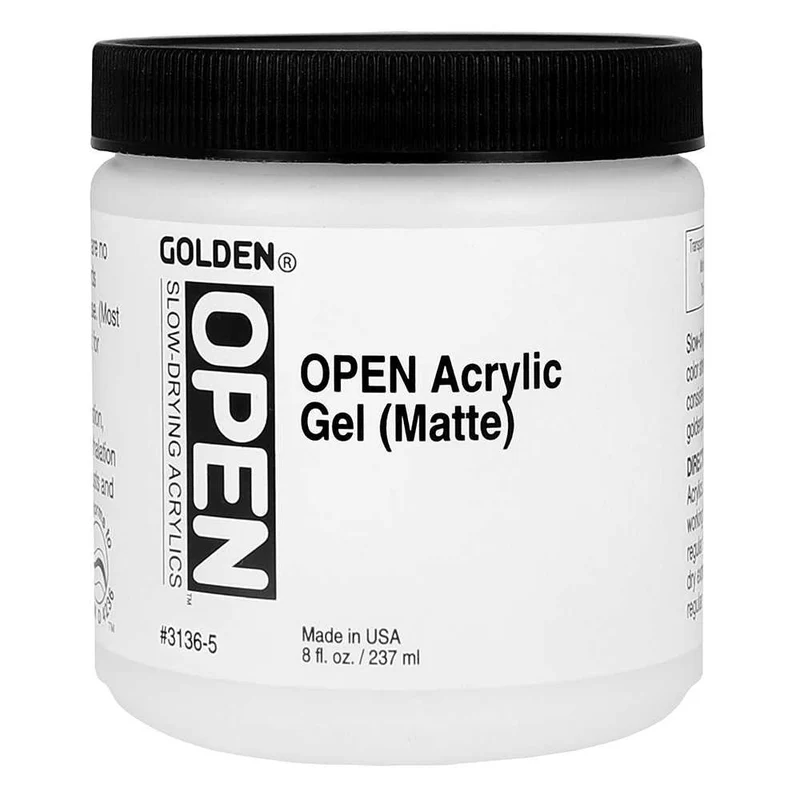 GOLDEN Open Acrylic Gel Matte pomaly schnúci akrylový gél matný 237 ml