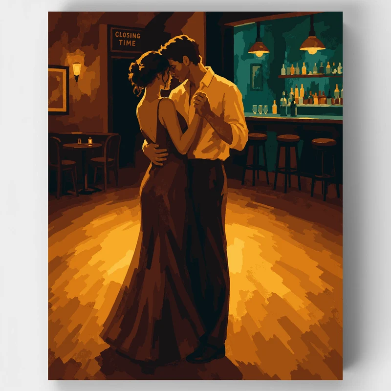 Last Dance at Closing Time - Paint by Numbers Kit