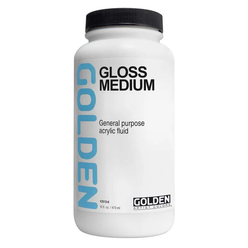 Гланцово акрилно медиум GOLDEN Gloss Medium