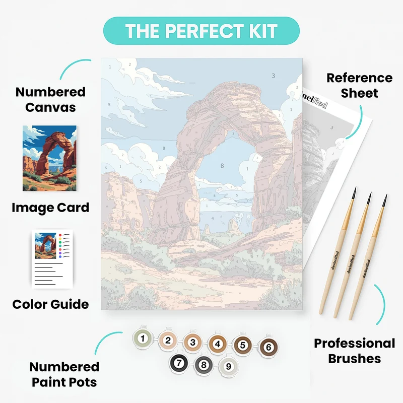 Arches National Park - Paint by Numbers Kit