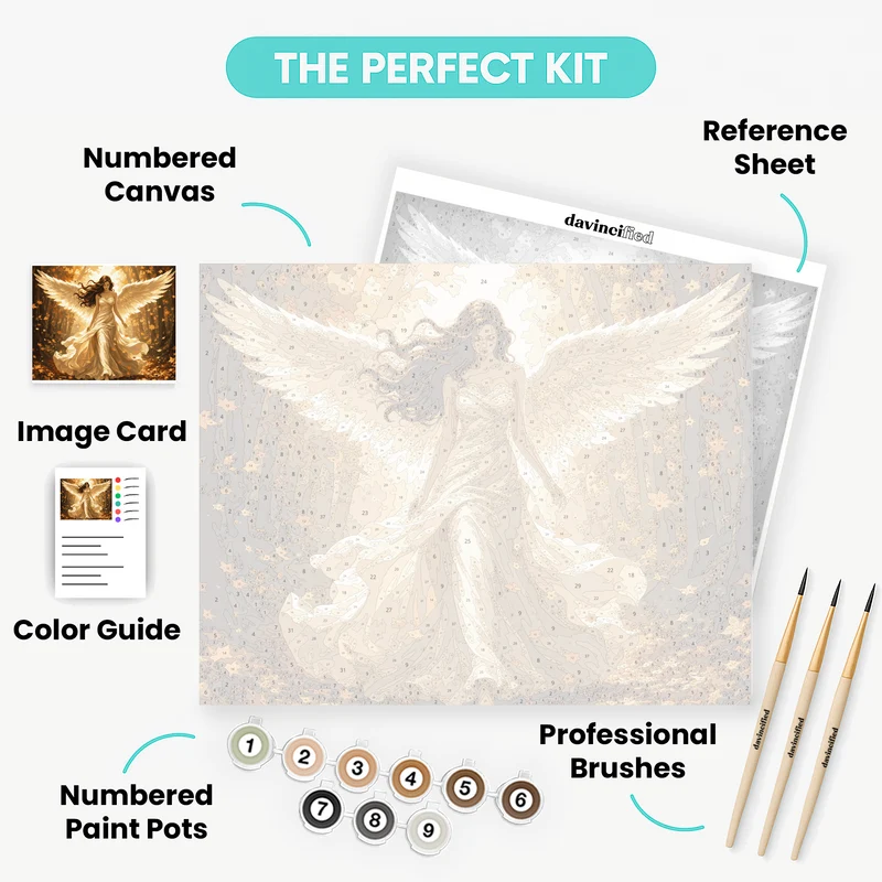 Autumn Angel Wings - Paint by Numbers Kit