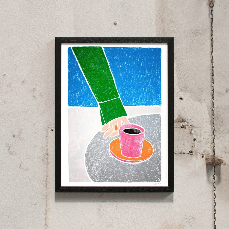 Café en Terasse (30x40cm) | Léa Coubray | Fine Art Print