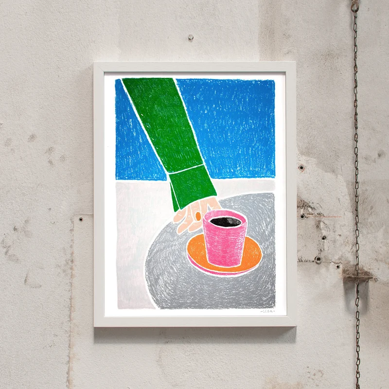 Café en Terasse (30x40cm) | Léa Coubray | Fine Art Print