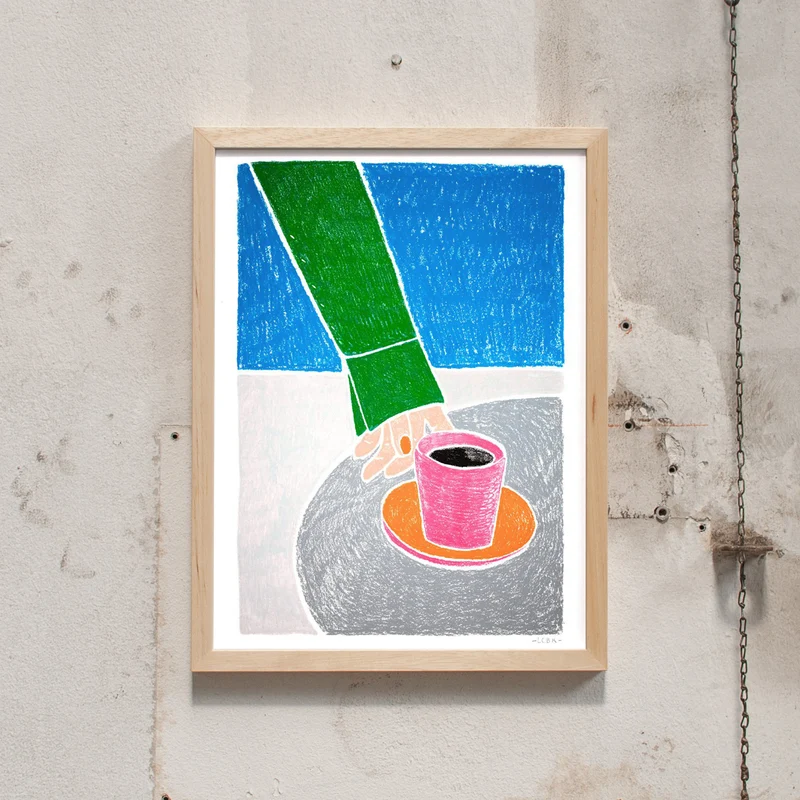 Café en Terasse (30x40cm) | Léa Coubray | Fine Art Print