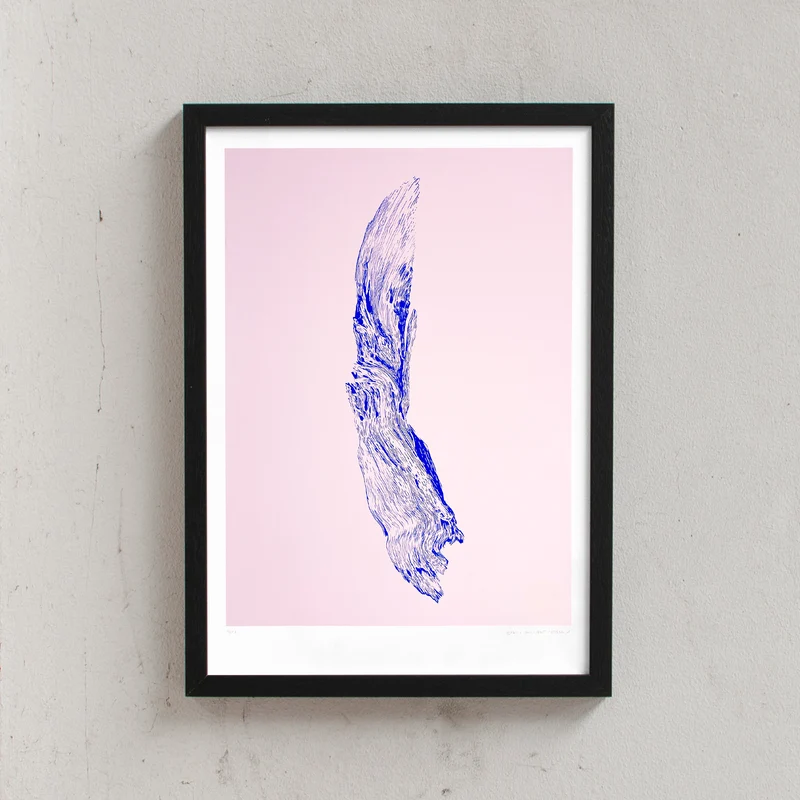 Peace of Woods (DIN A3) | 2-farbiger Siebdruck von Ellen van der Velden