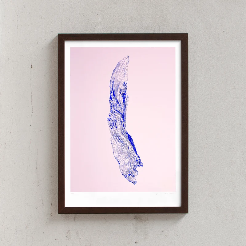 Peace of Woods (DIN A3) | 2-farbiger Siebdruck von Ellen van der Velden