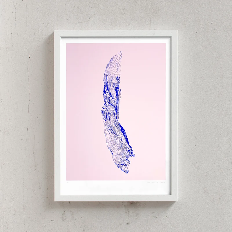 Peace of Woods (DIN A3) | 2-farbiger Siebdruck von Ellen van der Velden