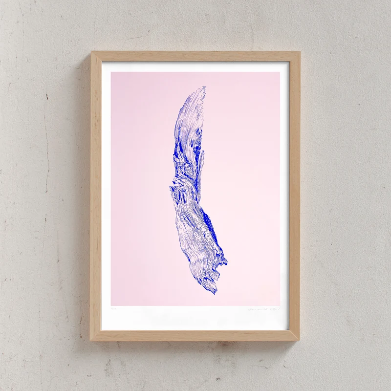 Peace of Woods (DIN A3) | 2-farbiger Siebdruck von Ellen van der Velden