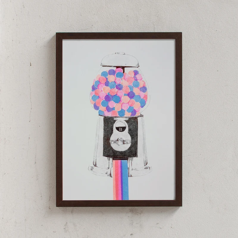 Riso Retro Rainbow Gum (Din A3)