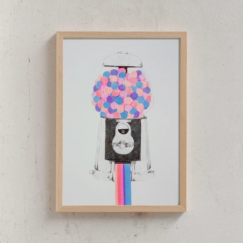 Riso Retro Rainbow Gum (Din A3)