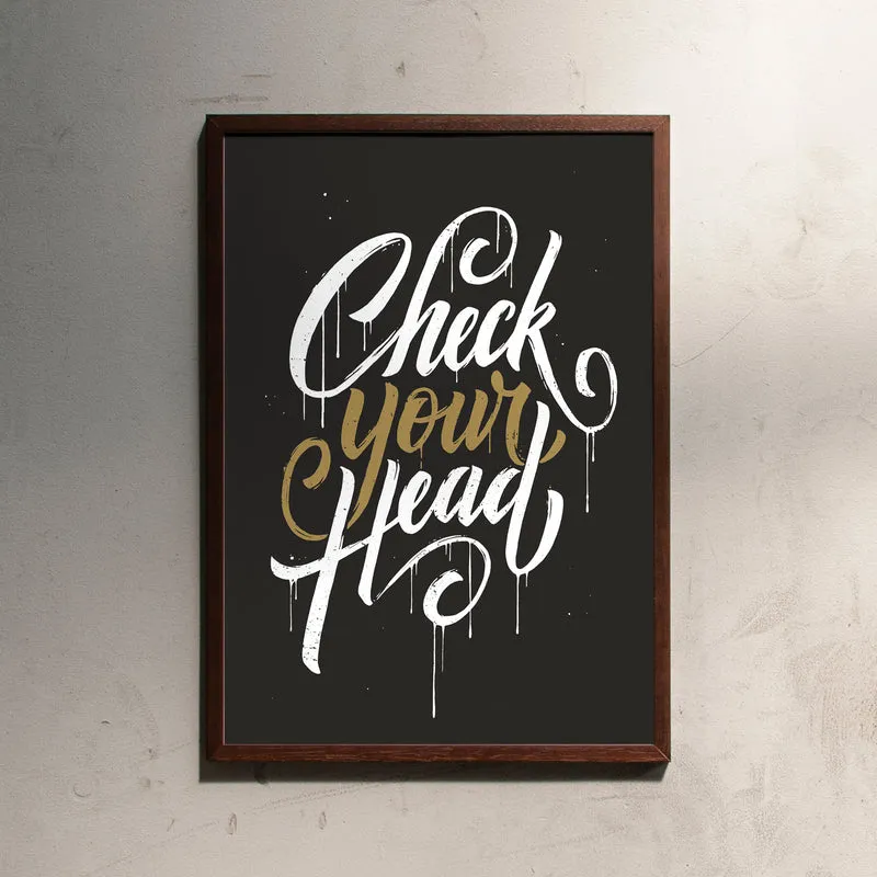 Check your Head (Din A2)