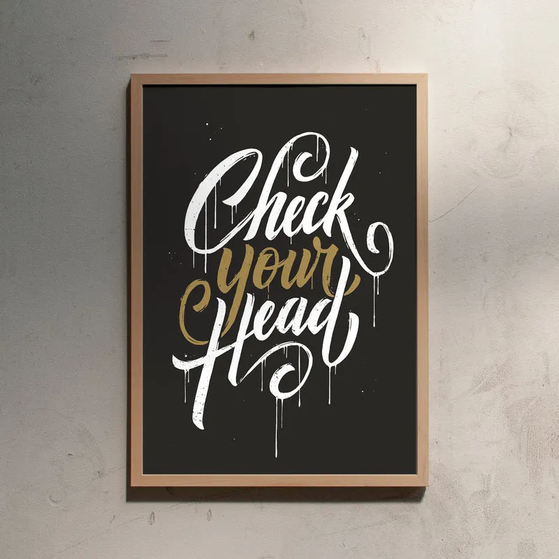 Check your Head (Din A2)