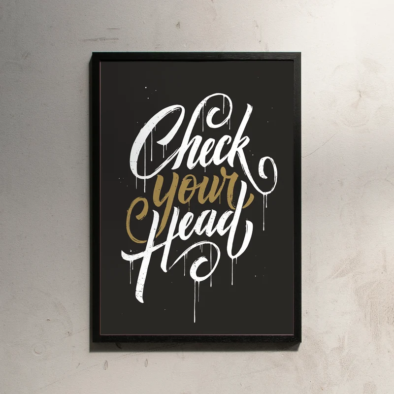 Check your Head (Din A2)