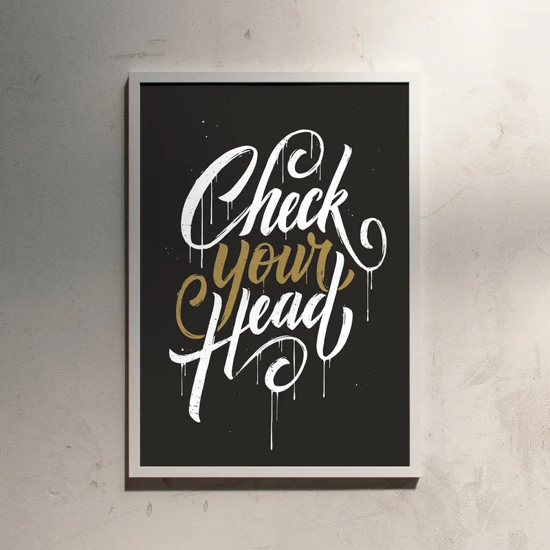 Check your Head (Din A2)
