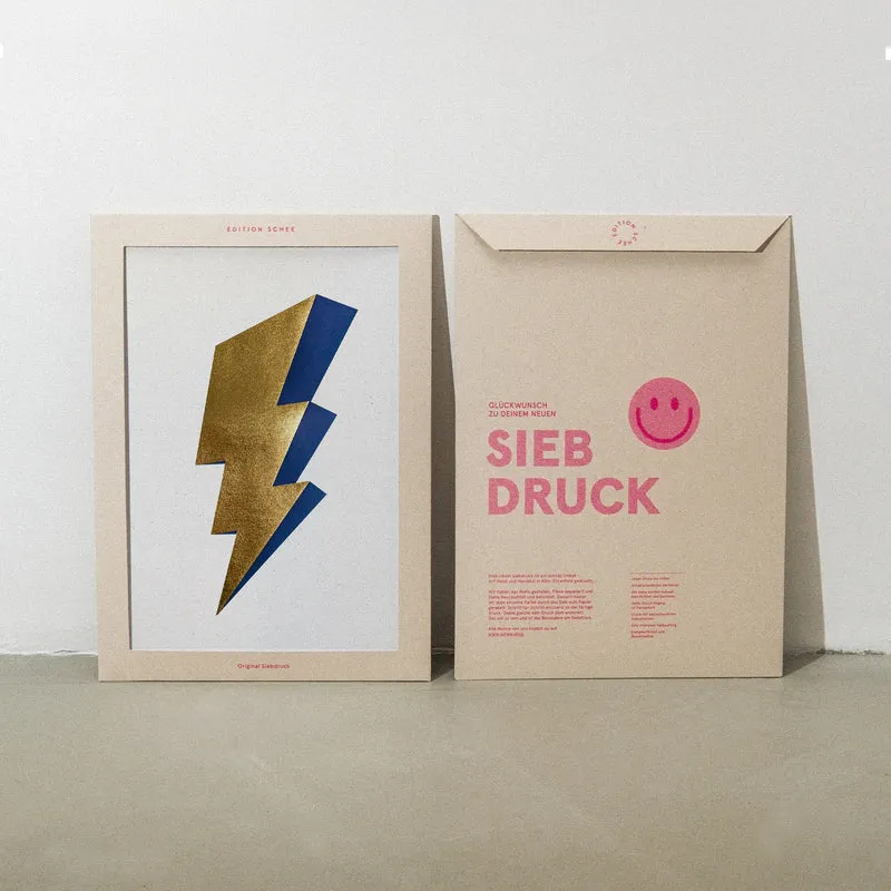 Shiny Flash (A3) | Edition SCHEE | Siebdruck