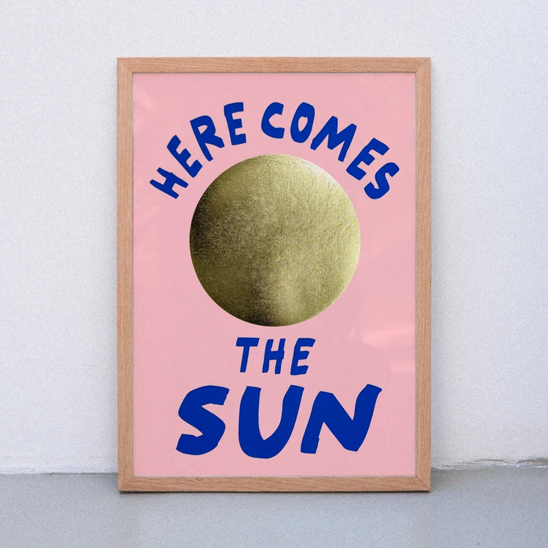 Here comes the Sun (A3) | Edition SCHEE | Siebdruck
