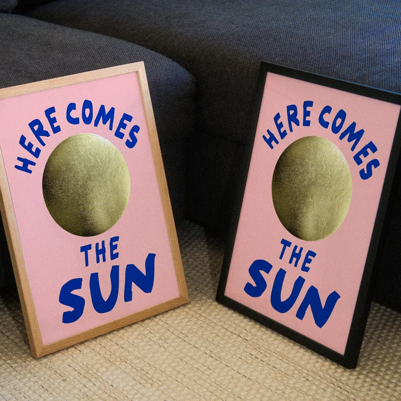 Here comes the Sun (A3) | Edition SCHEE | Siebdruck