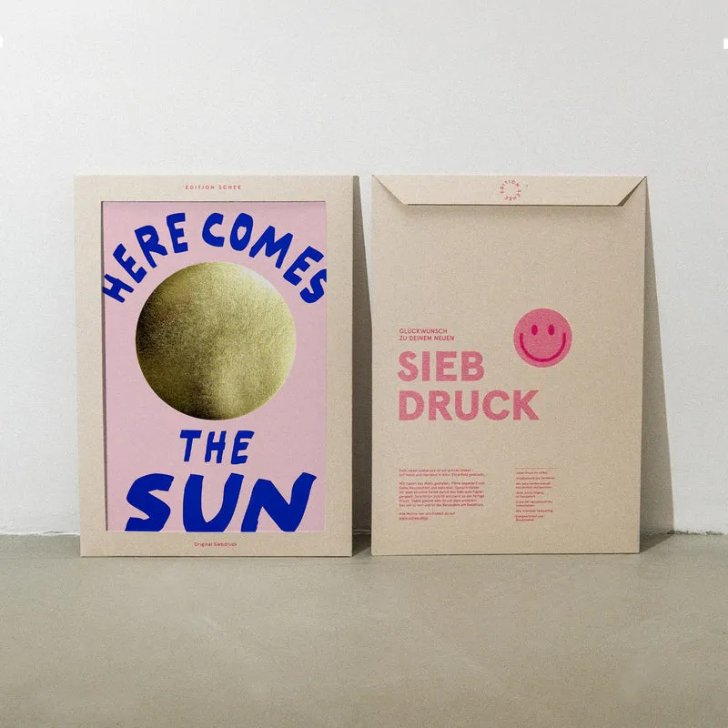 Here comes the Sun (A3) | Edition SCHEE | Siebdruck
