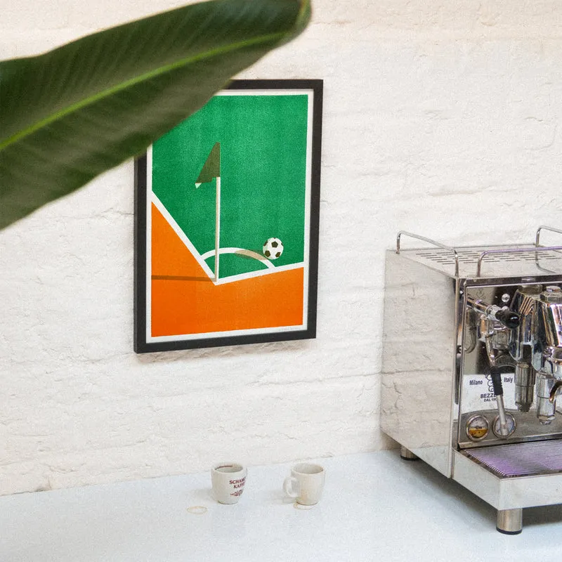 On the pitch (DIN A3) | Edition SCHEE | Risographie