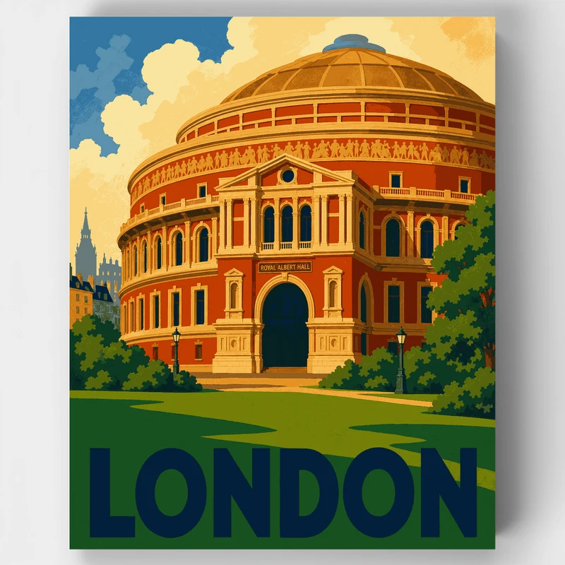 Royal Albert Hall - Paint by Numbers Kit