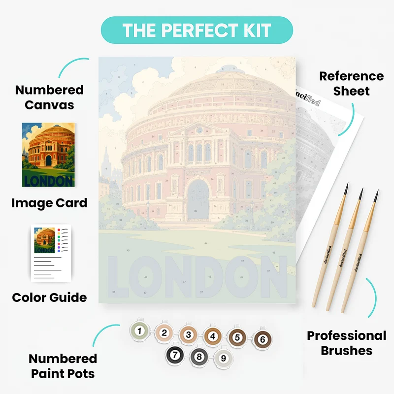 Royal Albert Hall - Paint by Numbers Kit