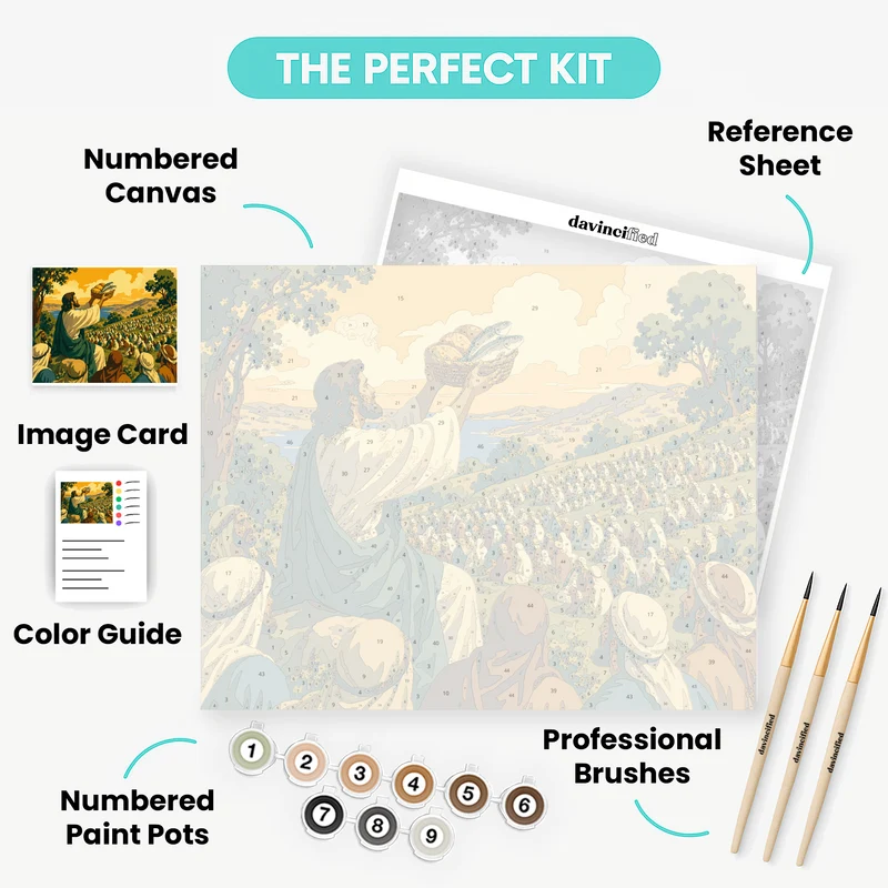 Loaves and Fishes - Paint by Numbers Kit