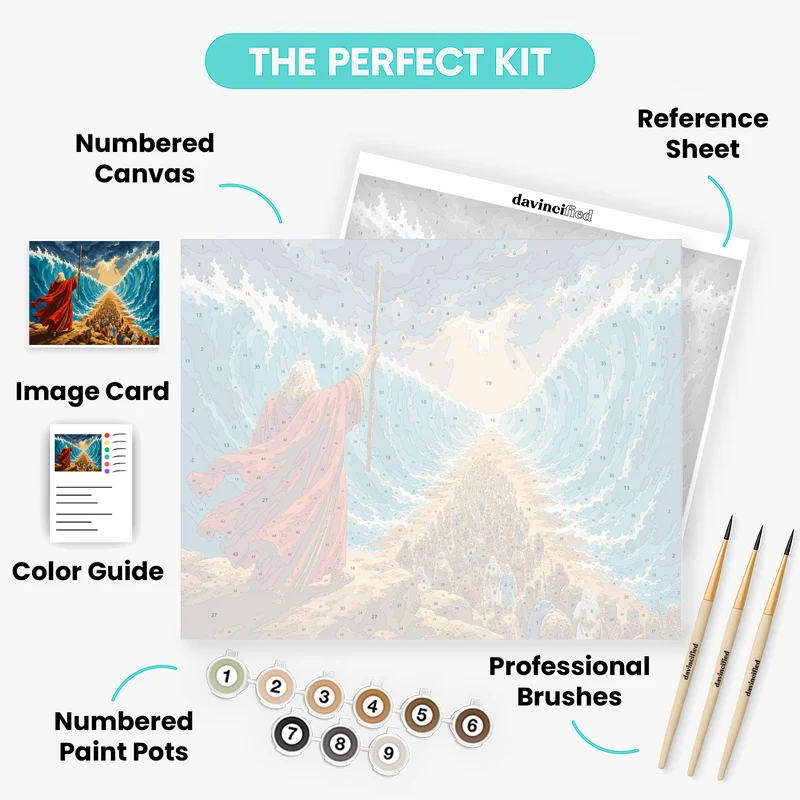 Parting the Red Sea - Paint by Numbers Kit