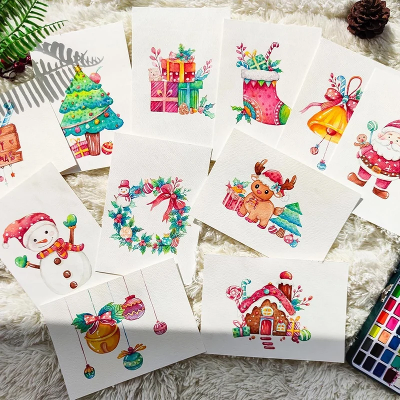 Aquarellfarben Set 128 Farben mit Zubehör, für Anfänger & Profis