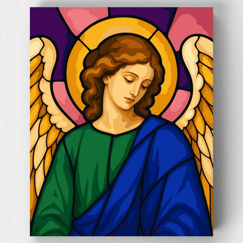 Haloed Angel - Paint by Numbers Kit