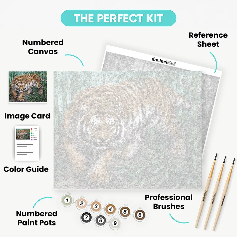 Bamboo Forest - Paint by Numbers Kit