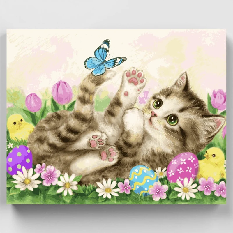 Easter Garden - Paint by Numbers Kit