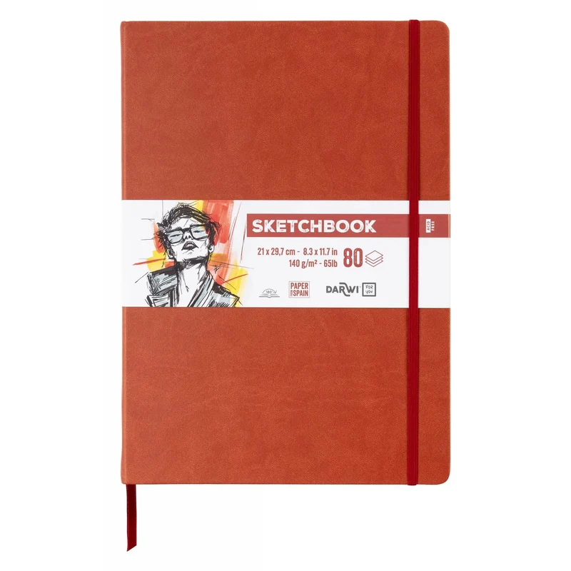 Скицник DARWI Terracotta A4 140 g 80 л.