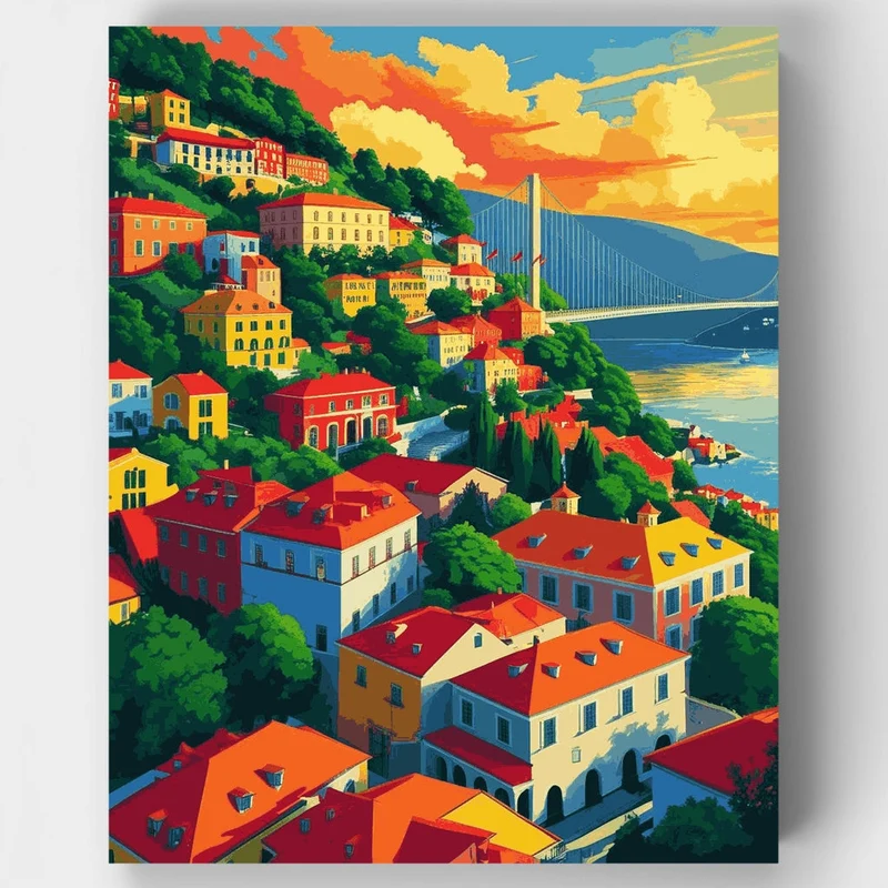 Lisbon - Paint by Numbers Kit