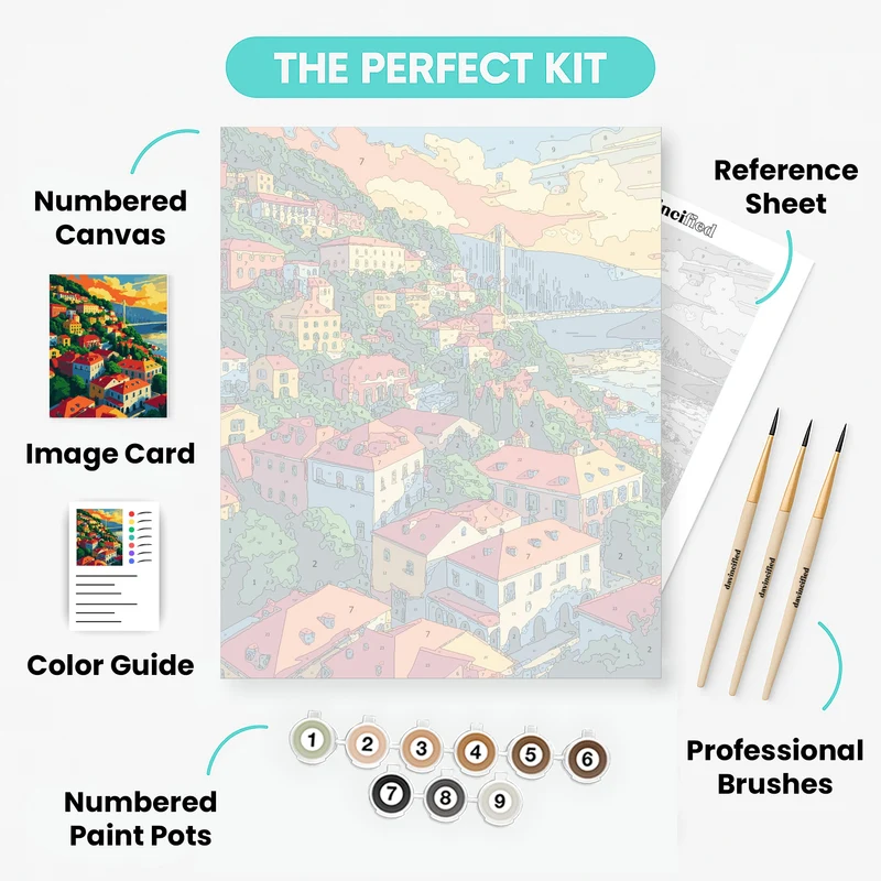 Lisbon - Paint by Numbers Kit