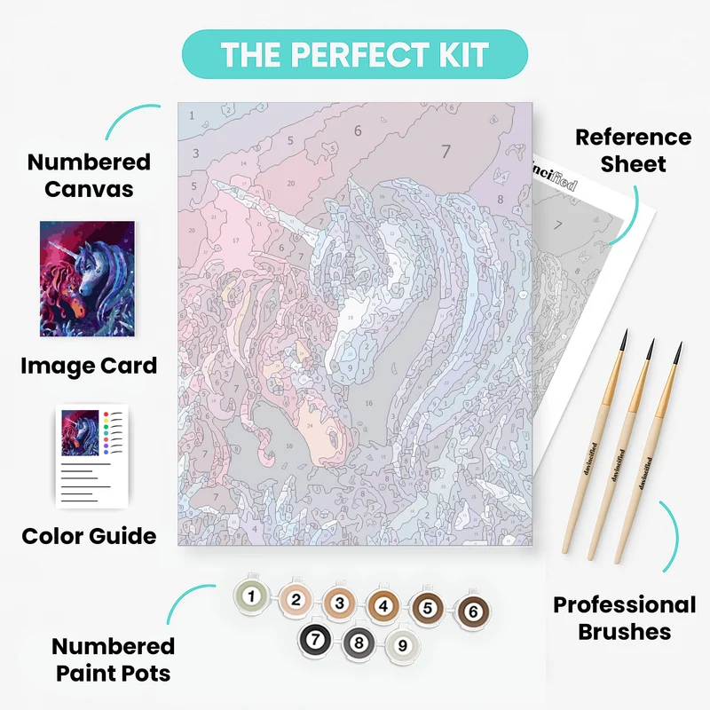 Crystal Garden - Paint by Numbers Kit